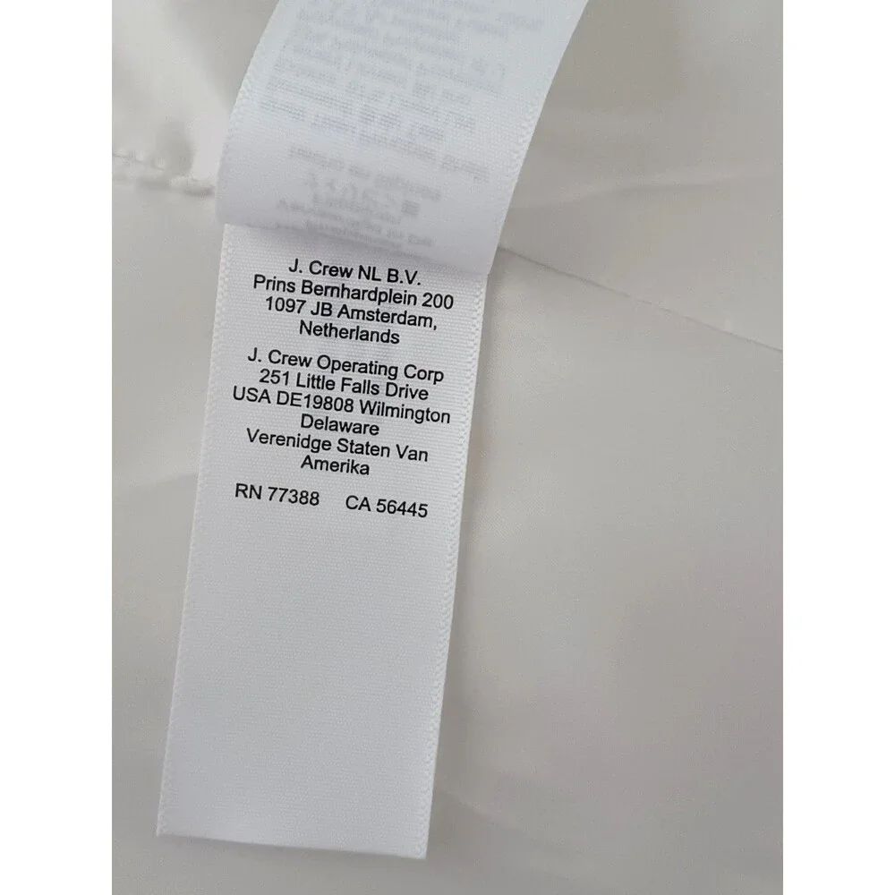 J.Crew Greta Double Breasted Blazer Womens Size 10 Linen Blend Nautical Preppy
